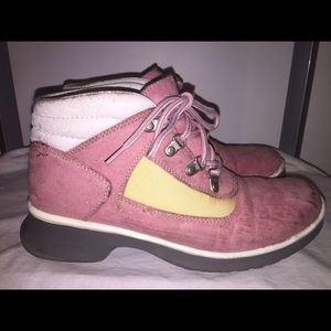 LOWER EAST SIDE pink comfy boots, size 7 1/2